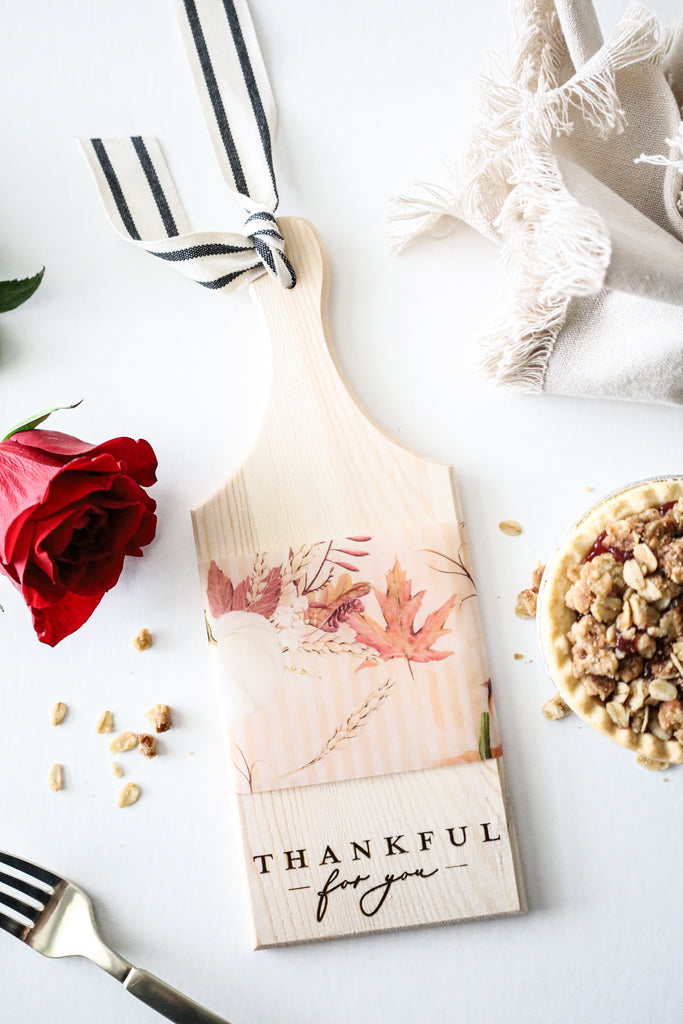 'Thankful For You' Mini Serving Board
