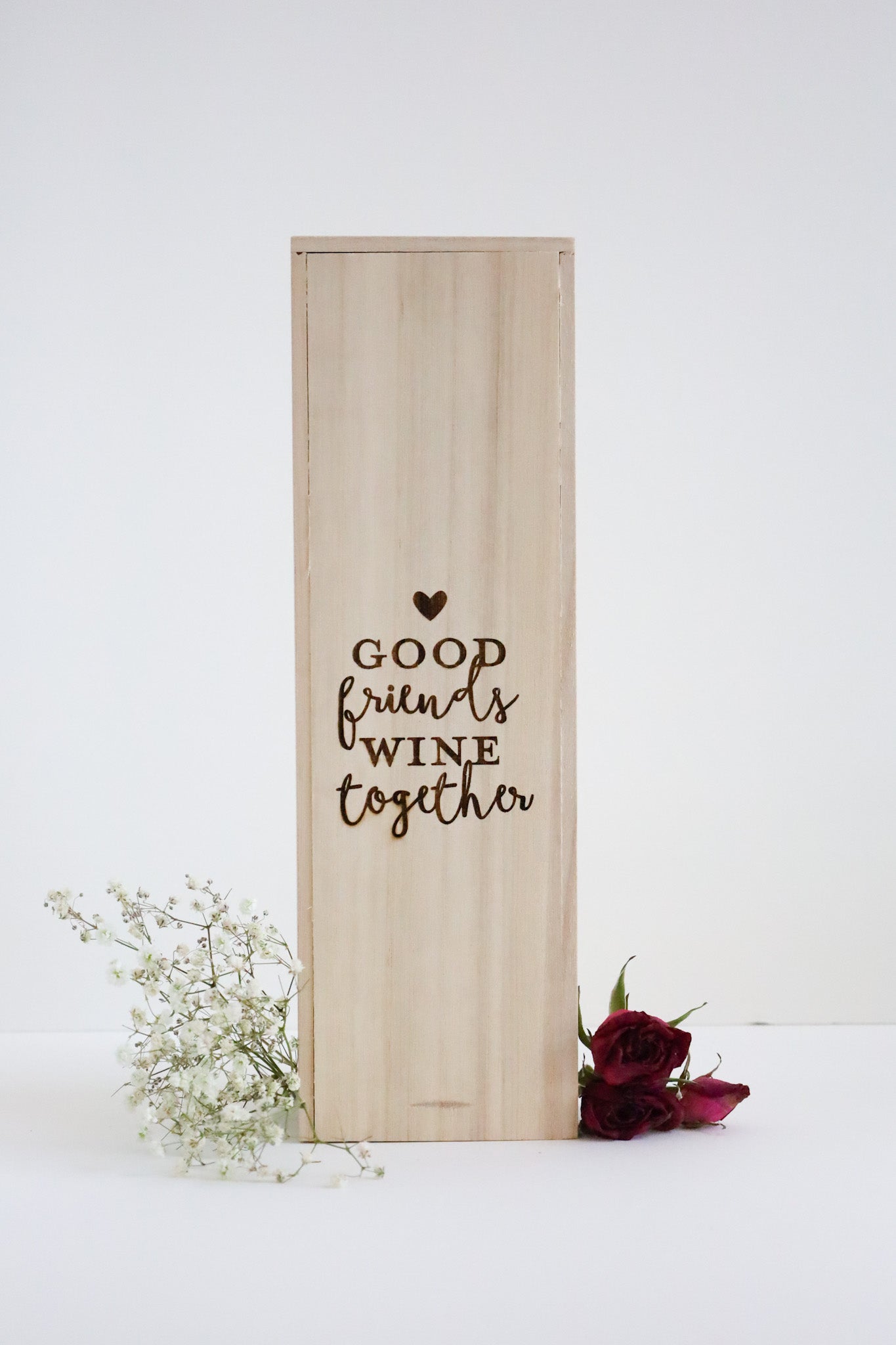 Engraved Wine Box