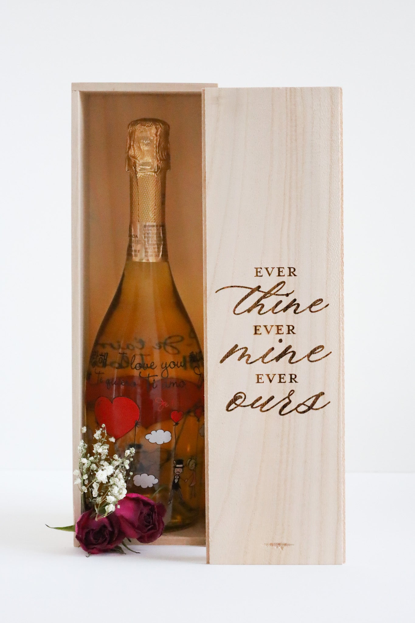 Engraved Wine Box