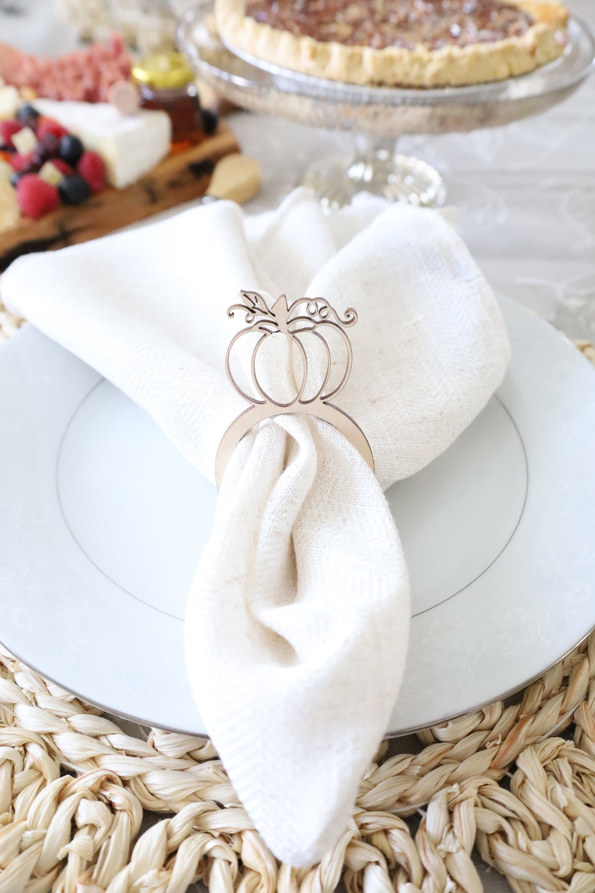 Pumpkin napkin rings shop