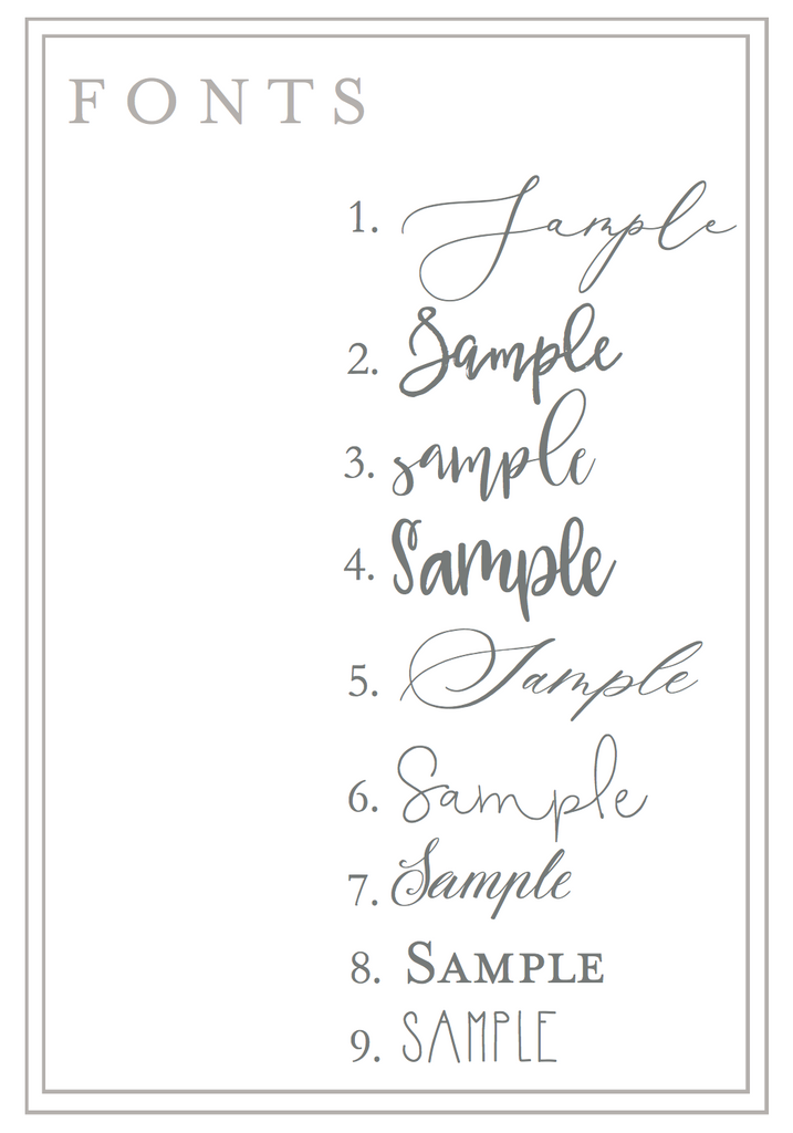 Custom Name Stationery | Love Paper Creations