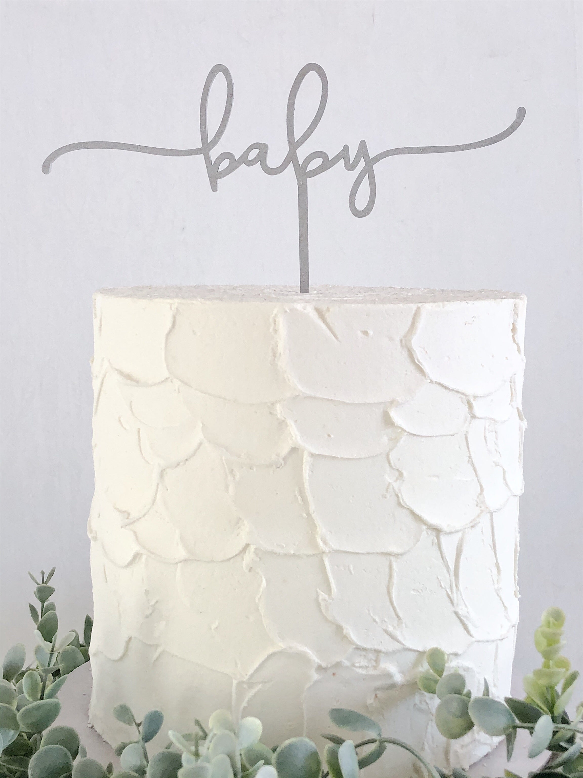 Custom Wood Cake Topper