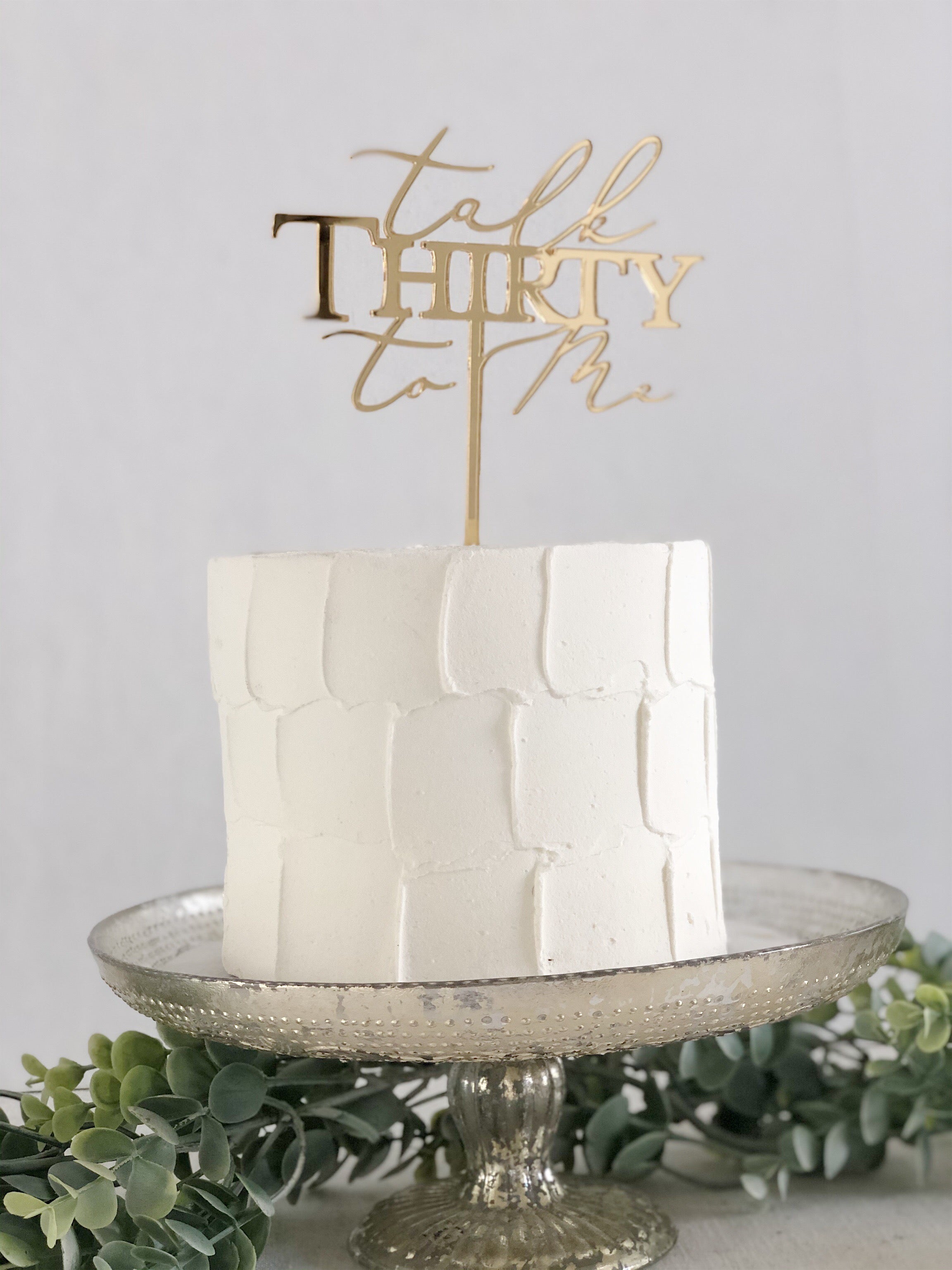 Custom Acrylic Cake Topper